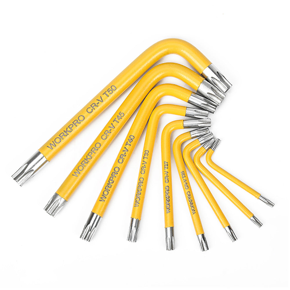 Llaves torx juego 9 piezas de seguridad | WORKPRO
