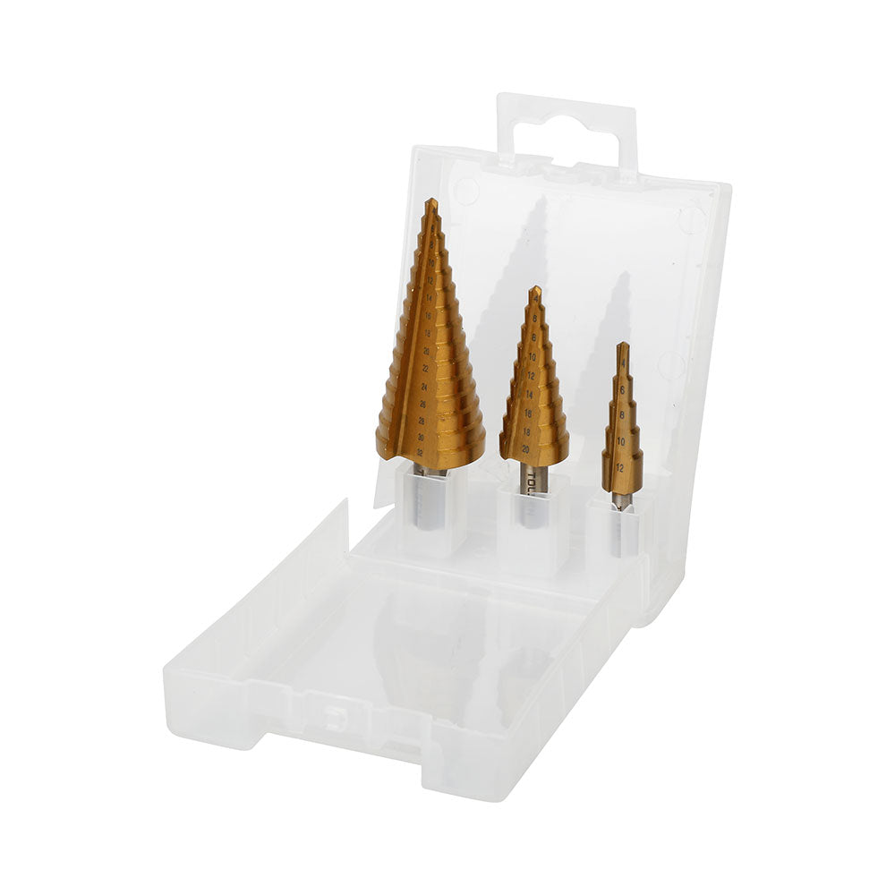 Juego de brocas escalonadas 3 piezas | WORKPRO