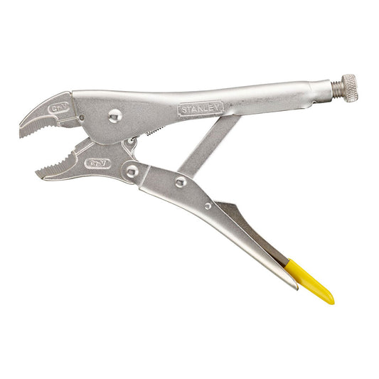 Mordaza bloqueable boca curva 225mm | STANLEY