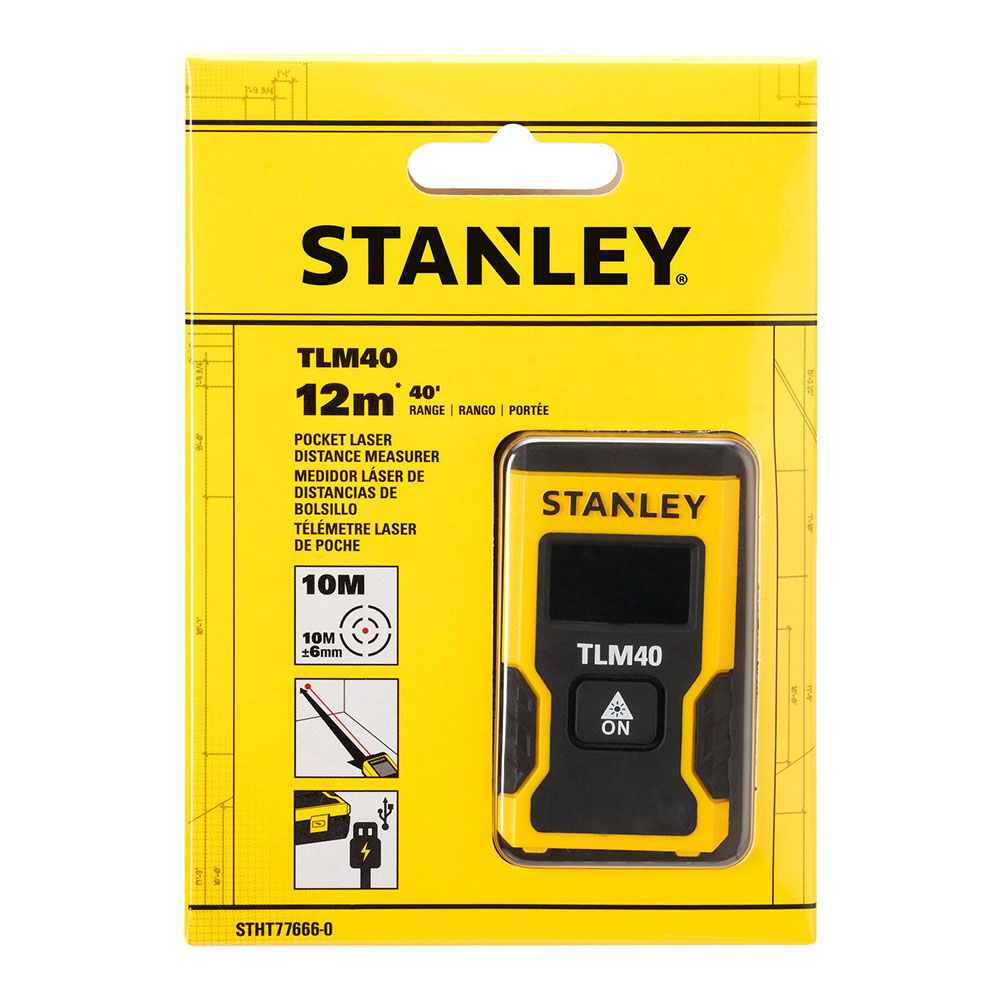 Medidor láser 12m de bolsillo | STANLEY
