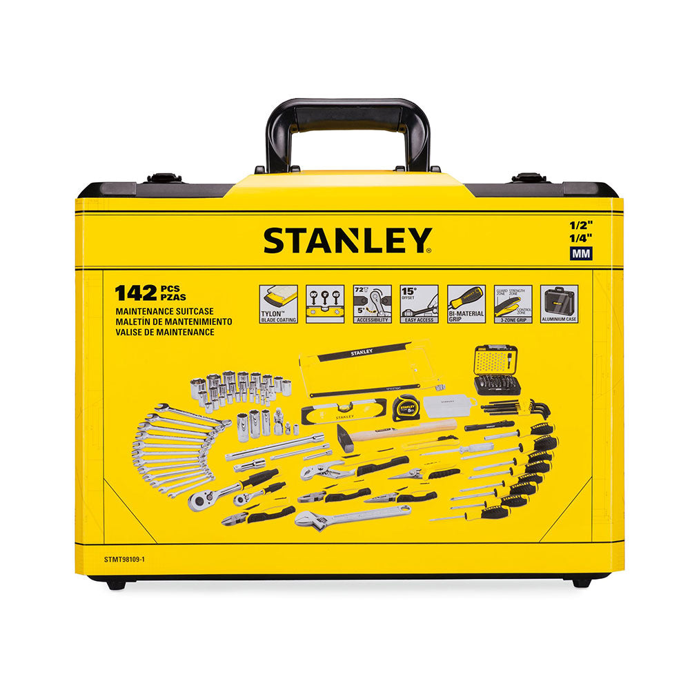 Kit de mantenimiento con maletín 142 piezas | STANLEY