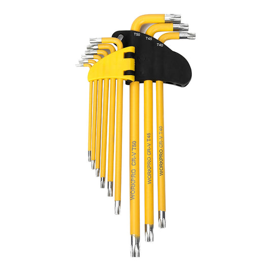 LLaves torx largas juego  9 piezas de seguridad | WORKPRO