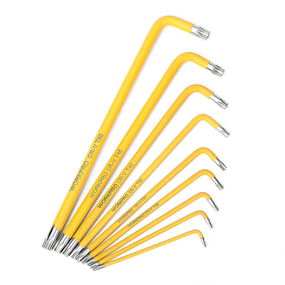 LLaves torx largas juego  9 piezas de seguridad | WORKPRO