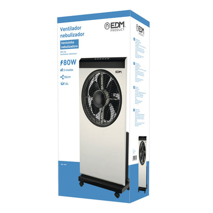 Ventilador nebulizador con mando 80W | EDM