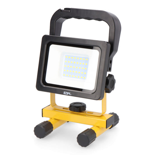 Foco LED recargable 20W 2000Lm 6500K 2x2000mAh | EDM