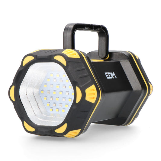Linterna de mano LED recargable 3 puntos de luz  | EDM