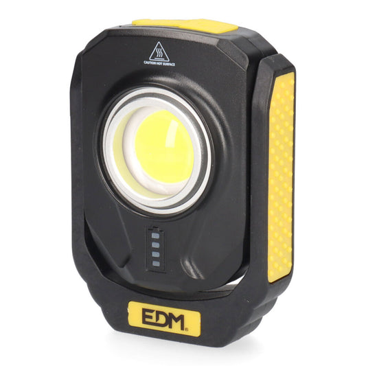 Linterna LED 10W recargable base magnetica | EDM