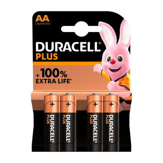 Pila alkalina plus power AA | Duracell
