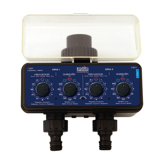 Programador de grifo doble salida | AQUA CONTROL