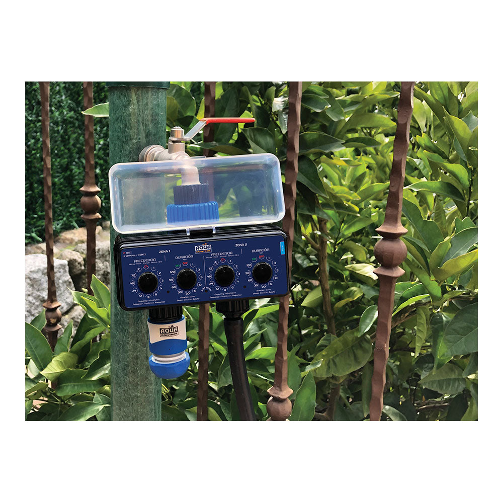 Programador de grifo doble salida | AQUA CONTROL