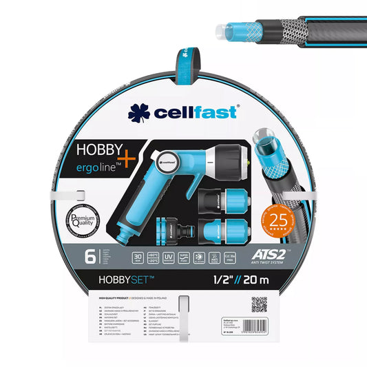 Filtrar por marca KIT MANGUERA DE JARDÍN HOBBY Ø12,5 mm, ½ pulg, 20 m