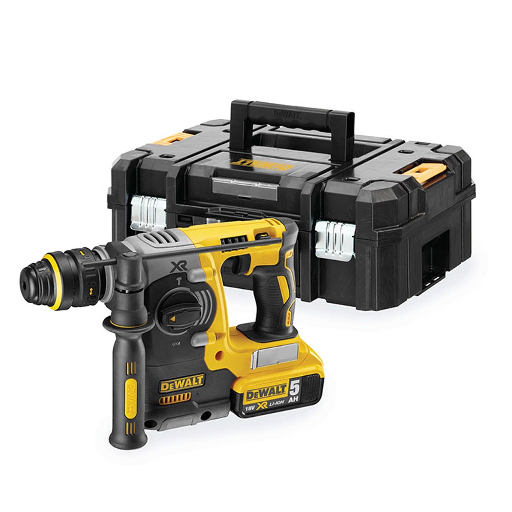 Martillo electroneumático sin escobillas XR 18V SDS PLUS 2 baterías | DEWALT